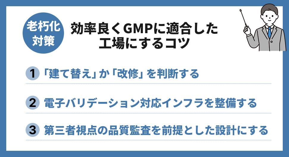 老朽化対策のコツ