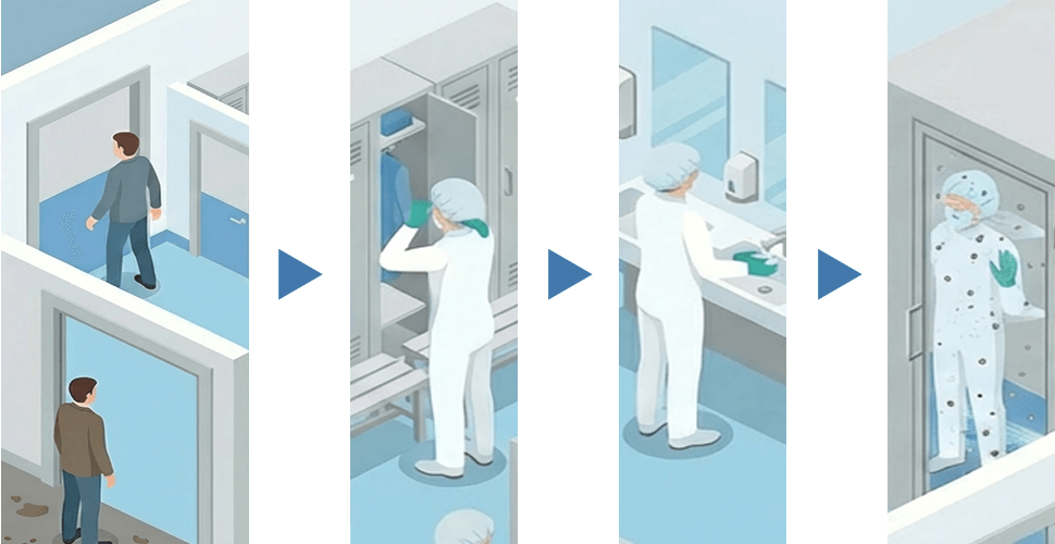 サニタリー区域のイメージ図